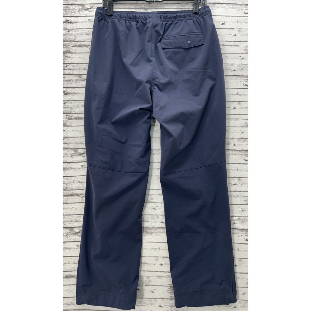 LL Bean Multisport Pants Men's Medium Blue Woven Straight Leg Stretch Hiking - Picture 2 of 11